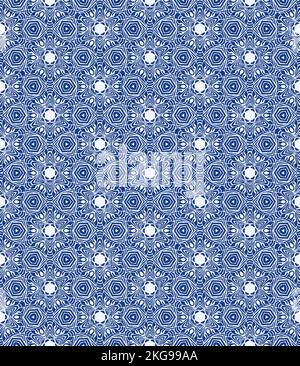 Mehrfarbiger, nahtloser, abstrakter Mustereindruck. Hintergrund und Hintergrund. Mehrfarbig. Farbenfrohes Ornament-Dessin. Farbige Mosaikornamente. Vektorgrafik il Stock Vektor