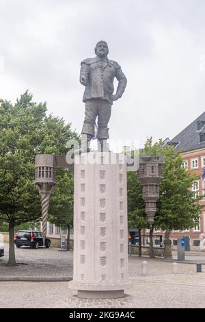 Kopenhagen, Dänemark - 26. Juli 2022: Statue des dänischen Königs Christian IV Stockfoto