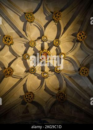 Rippengruft der Coimbras Chapel, Braga Stockfoto