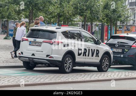 Kopenhagen, Dänemark - 26. Juli 2022: Auto von Drivr. Stockfoto