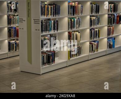 Calgary Central Library Stadtzentrum Von Calgary, Alberta Stockfoto