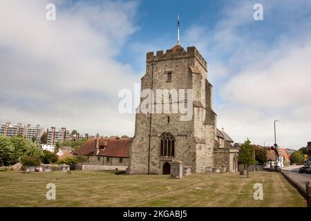 St Mary the Virgin Church, Eastbourne Old Town, East Sussex, England Stockfoto