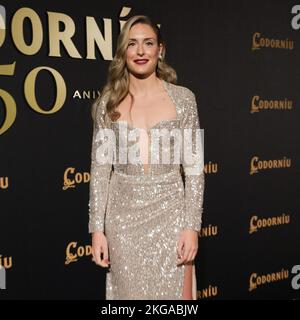 Madrid, Spanien. 22.. November 2022. Die Fußballspielerin Alexia Putellas nimmt an der Präsentation des Codorniu-Weihnachtsortes an der Real Academia de Bellas Artes in Madrid Teil. Kredit: SOPA Images Limited/Alamy Live Nachrichten Stockfoto