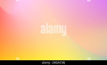 Eine Vektordarstellung eines abstrakten holographischen, verschwommenen Hintergrunds in pastellfarbenen Neontönen Stock Vektor