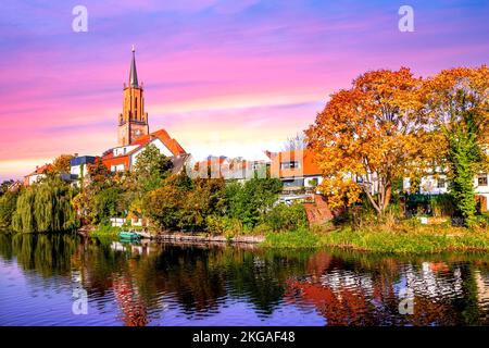 Rathenow an der Havel, Brandenburg, Deutschland Stockfoto