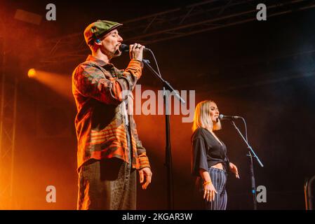 Mailand, Italien. 22.. November 2022. JP Cooper auf der Bühne während der JP Cooper - Europe Tour 2022, Musikkonzert in Mailand, Italien, November 22 2022 Kredit: Independent Photo Agency/Alamy Live News Stockfoto