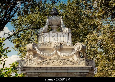 Osmanische Marmor Stein Carving Technik im Detail Stockfoto