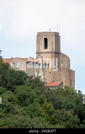 Gassin-Kirche in Frankreich Stockfoto