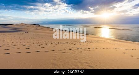 Dune du Pilat in Pyla sur Mer, Bucht von Arcachon, Arcachon, Aquitaine, New Aquitaine, Frankreich, Europa Stockfoto
