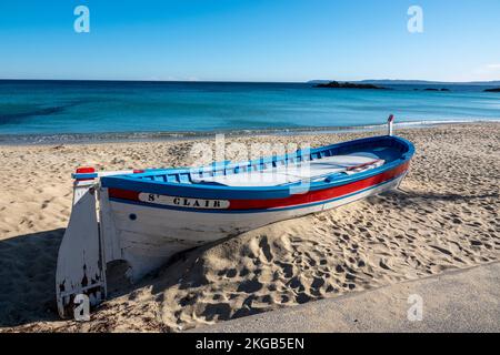 le Lavancou Saint-Clair Beach, Frankreich, Europa, Stockfoto