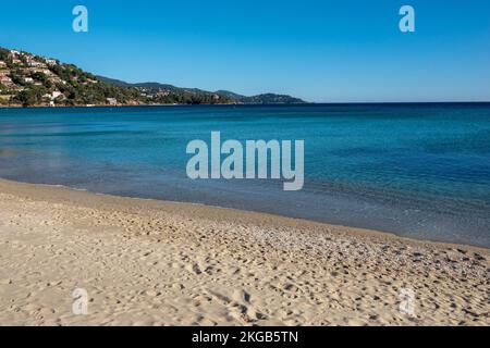 le Lavancou Saint-Clair Beach, Frankreich, Europa, Stockfoto