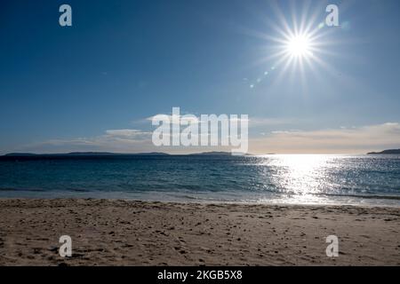 le Lavancou Saint-Clair Beach, Frankreich, Europa, Stockfoto