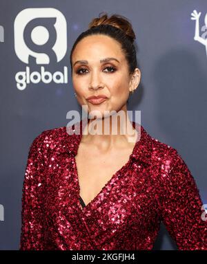 London, Großbritannien. 22.. November 2022. Myleene Klass besucht Global's Make some Noise Night 2022 im Londoner Hotel in London. Kredit: SOPA Images Limited/Alamy Live News Stockfoto