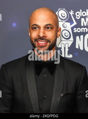 London, Großbritannien. 22.. November 2022. Marvin Humes besucht Global's Make some Noise Night 2022 im Londoner Hotel in London. (Foto: Brett Cove/SOPA Images/Sipa USA) Guthaben: SIPA USA/Alamy Live News Stockfoto