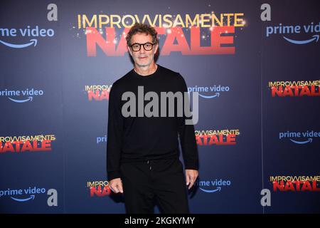 Mailand, Italien. 23.. November 2022. Mailand, Photocall Film Plötzlich Weihnachten. Auf dem Foto Francesco Patierno Credit: Independent Photo Agency/Alamy Live News Stockfoto