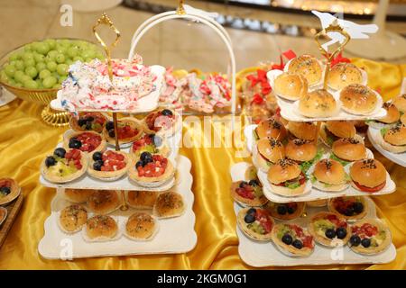 Ein paar beliebte Teebuchkuchen in Vietnam Stockfoto