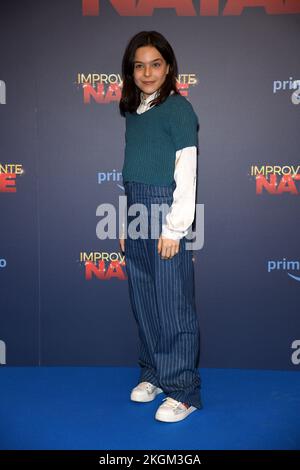 Mailand, Italien. 23.. November 2022. Mailand, Photocall Film Plötzlich Weihnachten. Auf dem Foto Sara Ciocca Credit: Independent Photo Agency/Alamy Live News Stockfoto