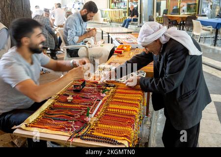 Asien, Türkei, Provinz Urfa, Siverek, Carsi, Gebetsketten Stockfoto