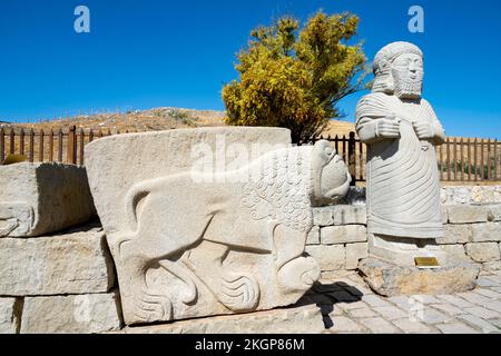 Asien, Türkei, Malatya, Arslantepe Stockfoto