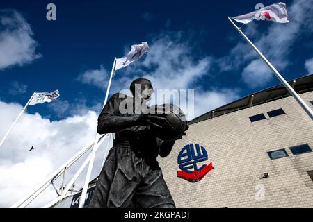 Bolton Wanderers Football Club. Das University of Bolton Stadium, Horwich. Stockfoto