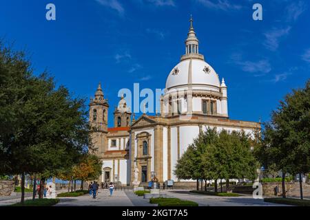 Braga, Portugal - 1. November 2022: Heiligtum unserer Lieben Frau von Sameiro ist ein Marienheiligtum in Braga, Portugal. Stockfoto