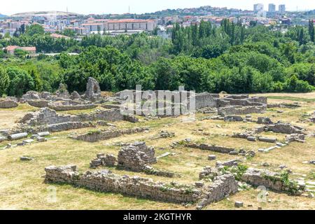 Episcopal Centre, antike Stadt Salona, Solin, Split-Dalmatia County, Kroatien Stockfoto