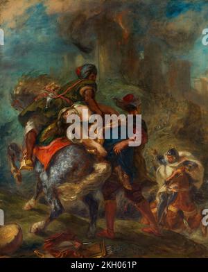 Die Entführung von Rebecca 1846 durch Eugène Delacroix Stockfoto