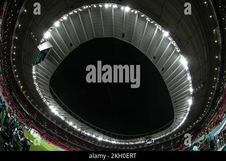 Al-Rayyan, Katar. 23.. November 2022; Ahmed bin Ali Stadium, Al Rayyan, Katar; FIFA Fußball-Weltmeisterschaft, Belgien gegen Kanada; allgemeiner Blick in das Ahmed bin Ali Stadium Credit: Action Plus Sports Images/Alamy Live News Stockfoto