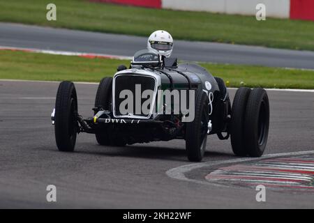 John Burton, SS-Jaguar 100, The Mad Jack for Pre-war Sports Cars, ein 45-minütiges Rennen für legendäre Vorkriegsautos, viele aus den 1920er und 30er Jahren, r Stockfoto