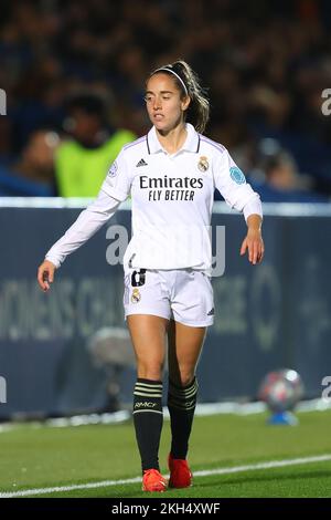 Kingston, London, Großbritannien. 23.. November 2022; Kingsmeadow, Kingston, London, England: UEFA Womens Champions League Football, Chelsea versus Real Madrid; Maite Oroz von Real Madrid Credit: Action Plus Sports Images/Alamy Live News Stockfoto