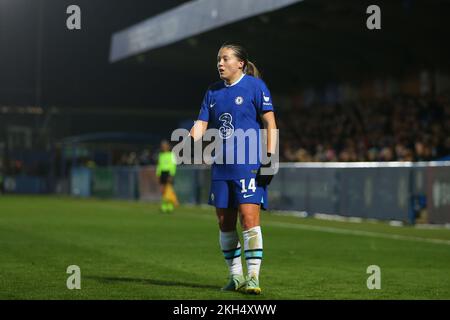 Kingston, London, Großbritannien. 23.. November 2022; Kingsmeadow, Kingston, London, England: UEFA Womens Champions League Football, Chelsea versus Real Madrid; Fran Kirby von Chelsea Credit: Action Plus Sports Images/Alamy Live News Stockfoto