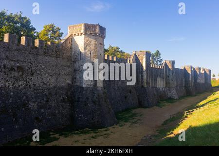 Mauern der am besten erhaltenen mittelalterlichen Stadt Provins in Frankreich Stockfoto