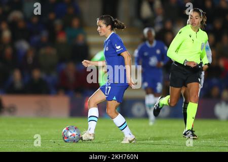 Kingston, London, Großbritannien. 23.. November 2022; Kingsmeadow, Kingston, London, England: UEFA Womens Champions League Football, Chelsea versus Real Madrid; Jessie Fleming von Chelsea Credit: Action Plus Sports Images/Alamy Live News Stockfoto