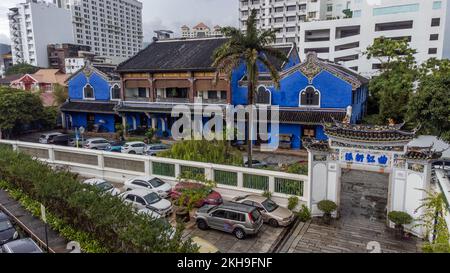 Cheong Fatt Tze Mansion oder The Blue Mansion Hotel, George Town, Penang, Malaysia Stockfoto