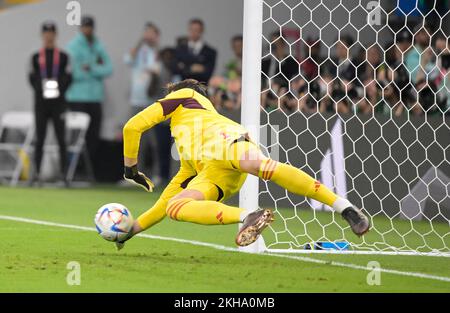 DOHA (KATAR), 11. Oktober 23/2022 – WORLD CUP/BELGIEN X CANADA Match zwischen den Auswahlen Belgiens und Kanadas für die erste Phase der Katar/FIFA-Weltmeisterschaft, die diesen Mittwoch bis Freitag (23) im Ahmad bin Al Stadium in Doha stattfindet. Foto: Andre Ricardo/AG. Rahmen (Andre Ricardo/Ag. Enquadrar/SPP) Kredit: SPP Sport Press Photo. Alamy Live News Stockfoto