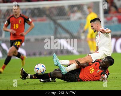 DOHA (KATAR), 11. Oktober 23/2022 – WORLD CUP/BELGIEN X CANADA Match zwischen den Auswahlen Belgiens und Kanadas für die erste Phase der Katar/FIFA-Weltmeisterschaft, die diesen Mittwoch bis Freitag (23) im Ahmad bin Al Stadium in Doha stattfindet. Foto: Andre Ricardo/AG. Rahmen (Andre Ricardo/Ag. Enquadrar/SPP) Kredit: SPP Sport Press Photo. Alamy Live News Stockfoto