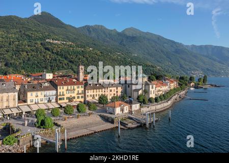 Cannobio, Lago Maggiore, Piemont, Italien, Europa Stockfoto