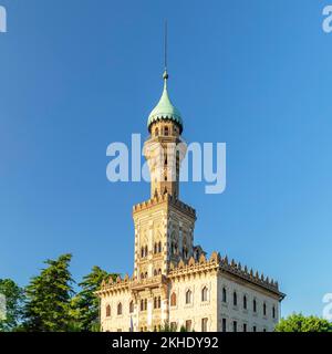 Villa Crespi, Orta San Giulio, Orta-See, Lago d'Orta, Piemont, Italien, Lago d'Orta, Piemont, Italien, Europa Stockfoto