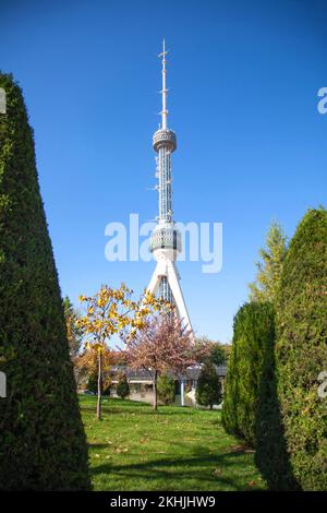 Fernsehturm in Taschkent, Usbekistan. Stockfoto