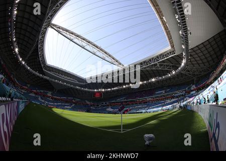 Al-Wakrah, Katar. 24.. November 2022; Al Janoub Stadium, Al Wakrah, Katar; FIFA Fußball-Weltmeisterschaft, Schweiz gegen Kamerun; allgemeine Ansicht des Al Janoub Stadions Credit: Action Plus Sports Images/Alamy Live News Stockfoto