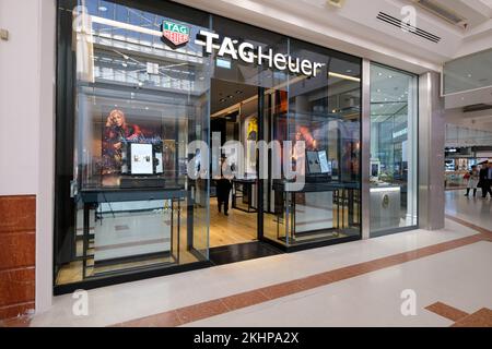 Beaverbrookes eröffnet sein neues Tag Heuer Outlet in Merry Hill Birmingham Stockfoto