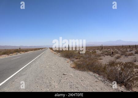 Route 33 in Argentinien, die Salta mit Cachi verbindet, Stockfoto