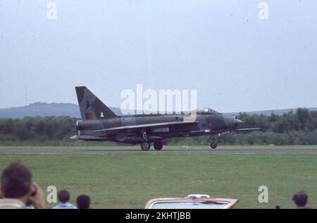 English Electric Lightning F3, XP749 / 95177, Royal Air Force IAT 1979 Stockfoto