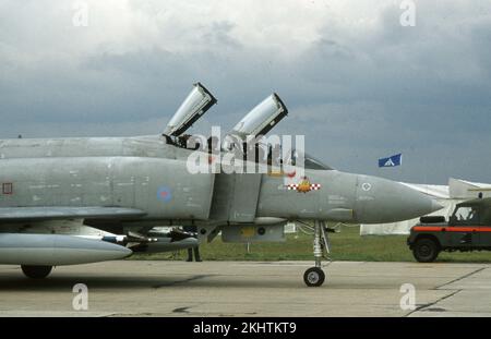 McDonnell Douglas F-4M Phantom FGR2, XV407 / 2937, Royal Air Force, International Air Tattoo IAT 1981, RAF Greenham Common (EGVI), Großbritannien - England Stockfoto