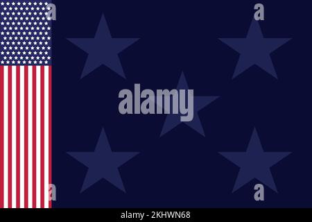 Patriot-Tag. Design für Postkarten, Flyer, Poster, Banner. 11.. september. Das Werden Wir Nie Vergessen. Vektordarstellung. Vektordarstellung Stock Vektor