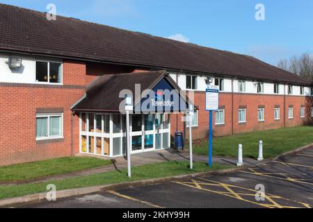 Travelodge/Moto Services, M5 Frankley Richtung Süden Stockfoto