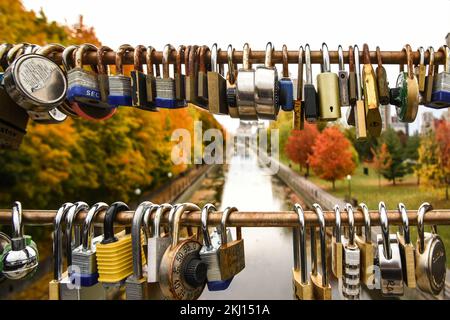 Herbst im Rideau Canal Stockfoto