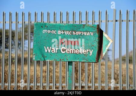 Keren war Cemetery im Bundesstaat Eritrea Stockfoto