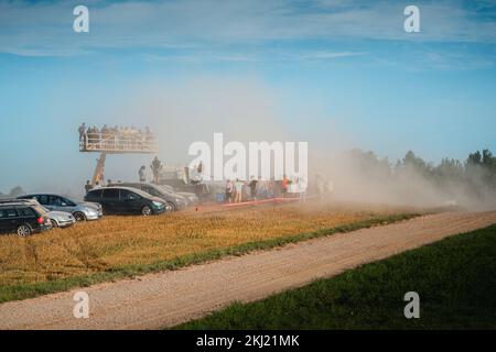 Rallye Litauen Rokiskis 2022 Stockfoto