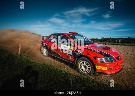 Rallye Litauen Rokiskis 2022 Stockfoto